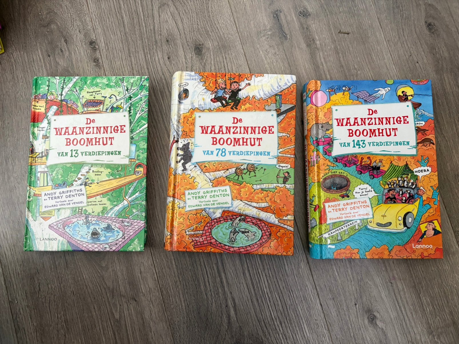 De waanzinnige boomhut (3x), Ophalen of Verzenden, Gelezen