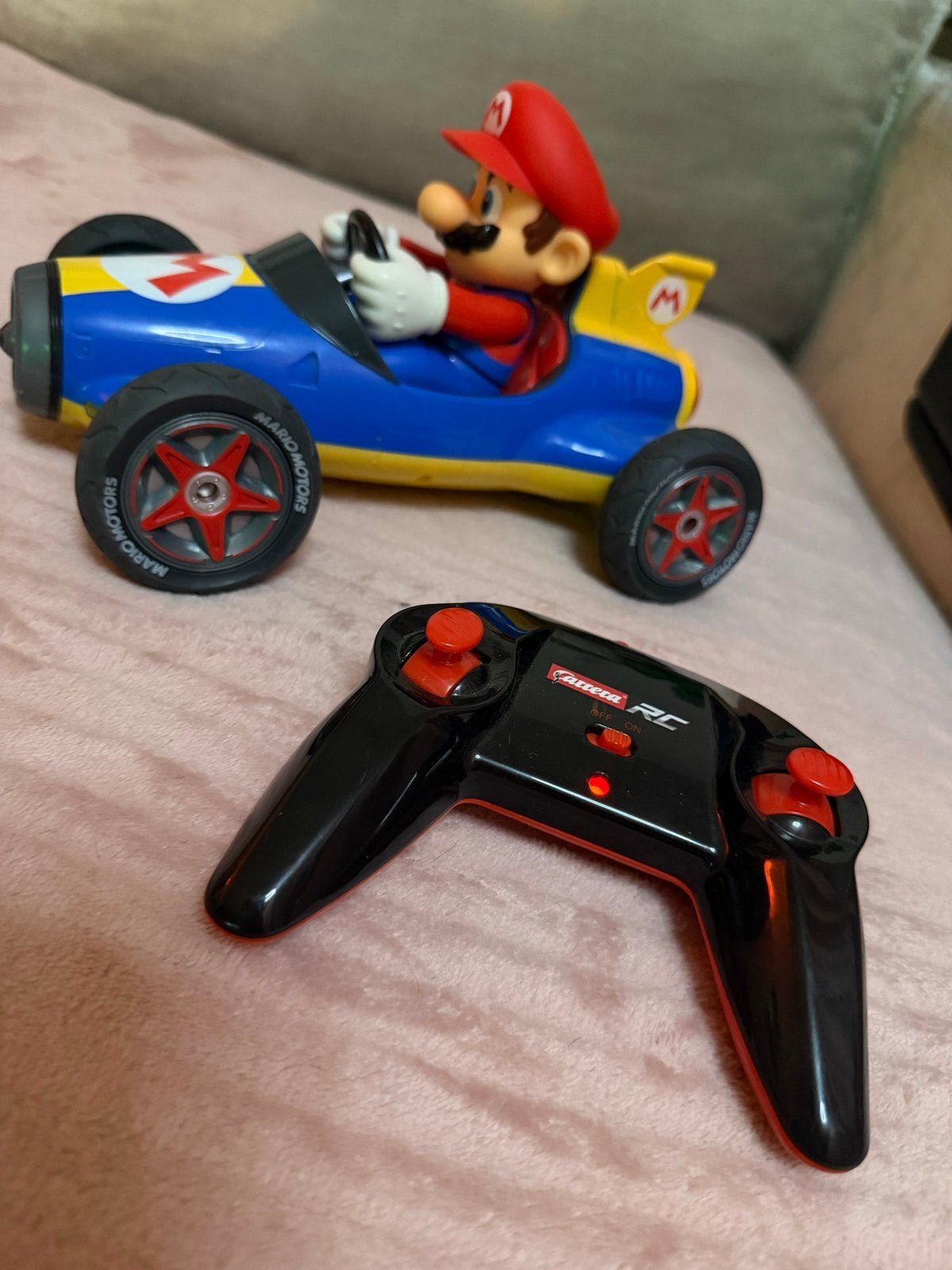 Carrera RC Mario Kart Mario Raceauto met afstandsbediening, Elektro, Gebruikt, Ophalen of Verzenden, Auto onroad