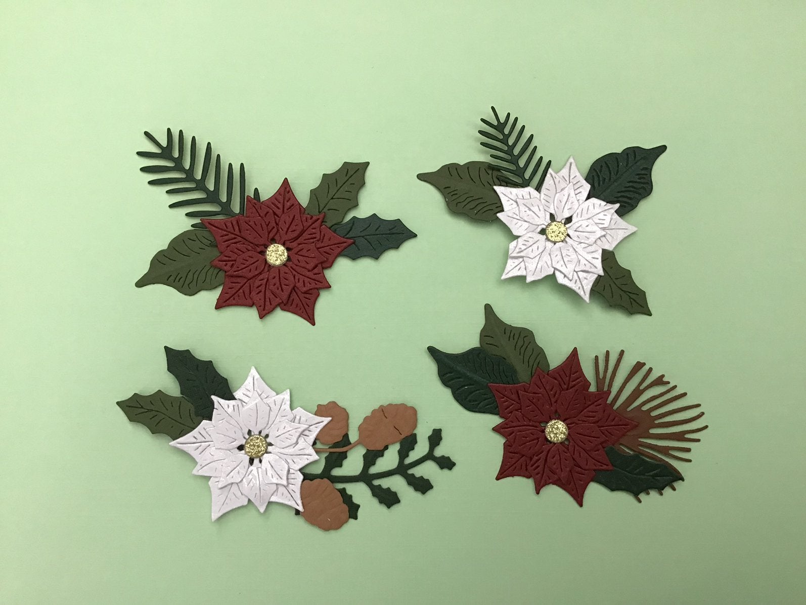 Stansjes Setje 4x kerstster, Verzenden, Nieuw, Kerst, Overige typen
