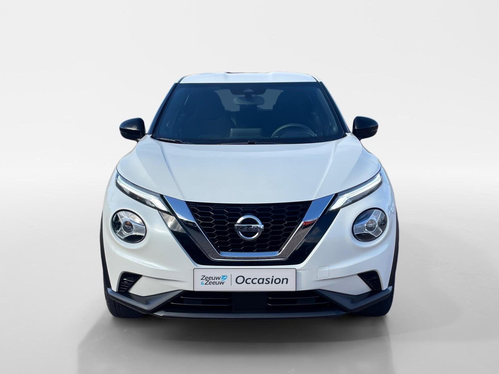 Nissan Juke 1.0 DIG-T Business Edition Automaat*Navi+Camera*, Auto's, Stof, Euro 6, Wit, Bedrijf