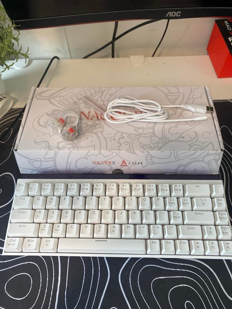 Ajazz x Nacodex Gaming Toetsenbord - Compact & Mechanisch, Ophalen of Verzenden, Zo goed als nieuw