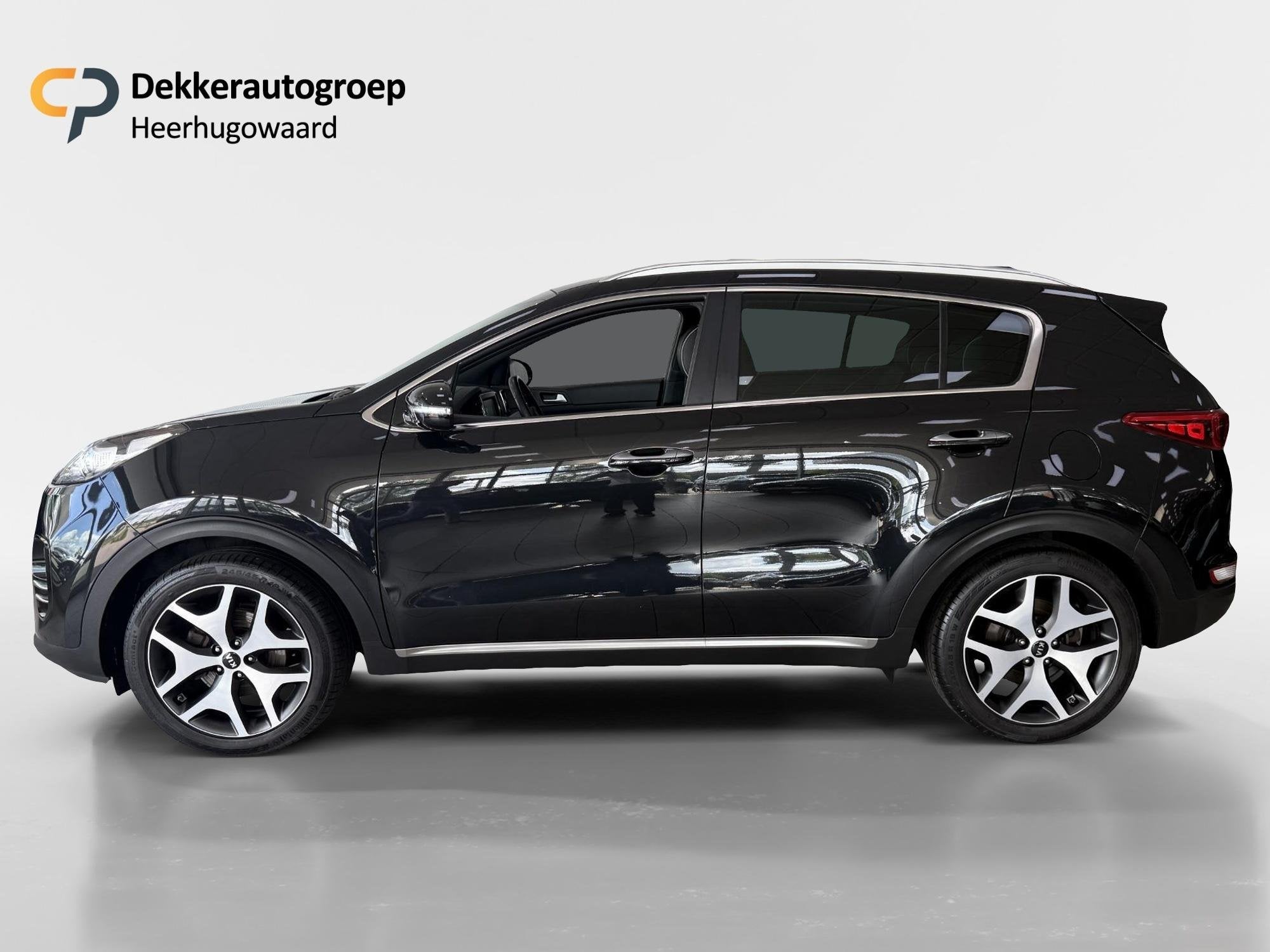 Kia Sportage 1.6 T-GDI GT-Line First Edition Trekhaak!, Auto's, Voorwielaandrijving, Gebruikt, 4 cilinders, Zwart