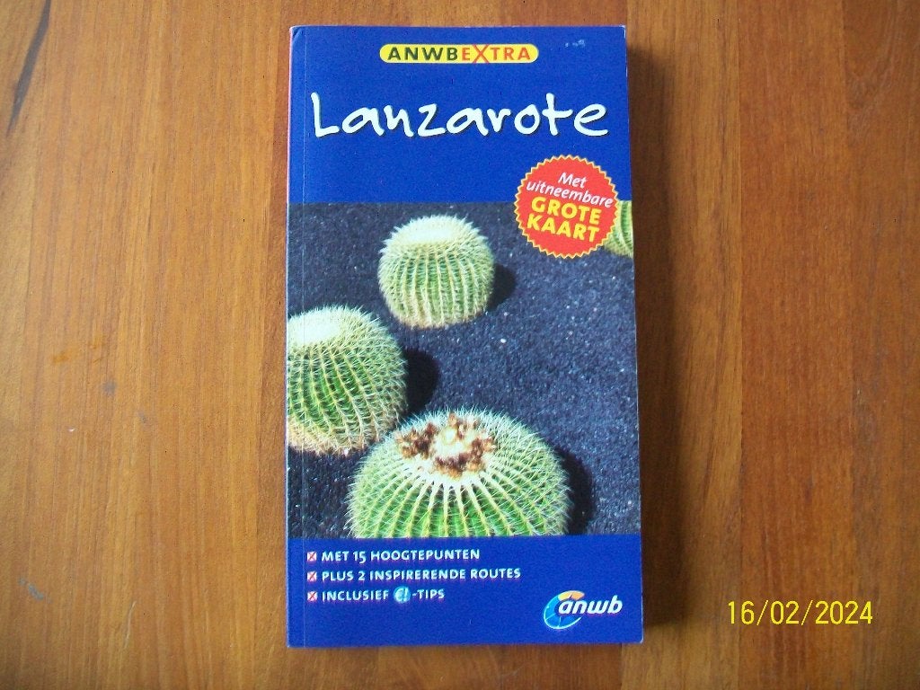 Lanzarote - ANWB Extra, Verzenden, Europa, Zo goed als nieuw, Reisgids of -boek