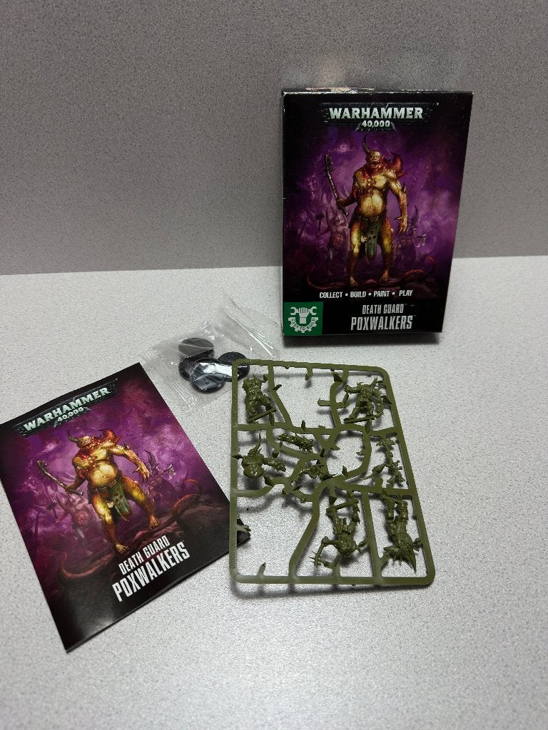 Warhammer 40k deathguard Poxwalker (NOS), Hobby en Vrije tijd, Ophalen, Zo goed als nieuw, Warhammer 40000, Figuurtje(s)