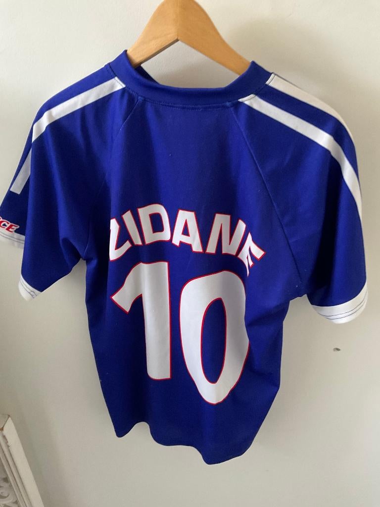 Voetbalshirt Frankrijk , Les Bleus, Zidane maat S, Sport en Fitness, Voetbal, Maat S, Ophalen of Verzenden, Zo goed als nieuw