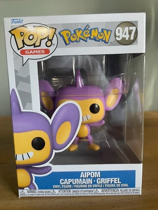 Funko Pop Pokémon Aipom #947, Ophalen of Verzenden, Nieuw