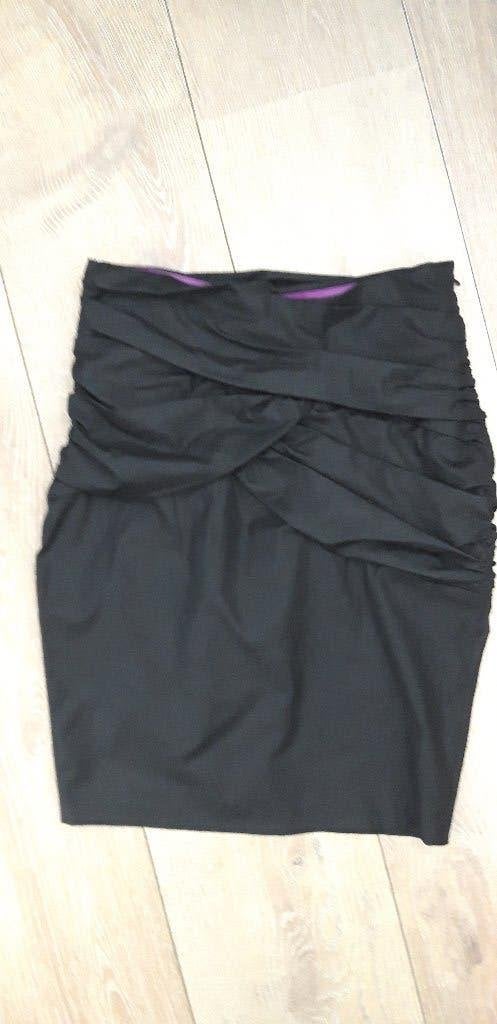 Zwarte rok River Island 34, Ophalen of Verzenden, Zo goed als nieuw, Maat 34 (XS) of kleiner, Boven de knie