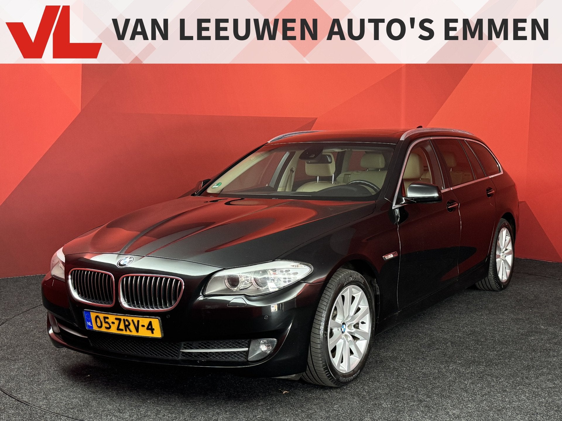 BMW 5 Serie Touring 523i High Executive | Navigatie | Panora, Auto's, BMW, Euro 5, Achterwielaandrijving, Gebruikt, Beige
