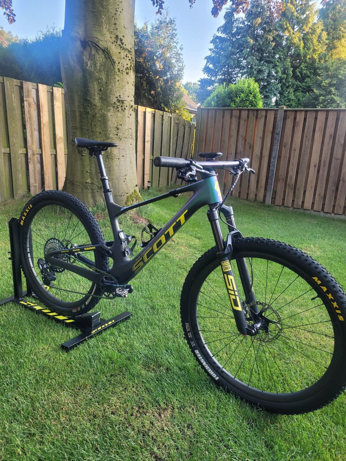 Scott Spark RC World Cup 2023 XX1 AXS Maat L zgan, Fully, Zo goed als nieuw, Schijfrem, 53 tot 57 cm