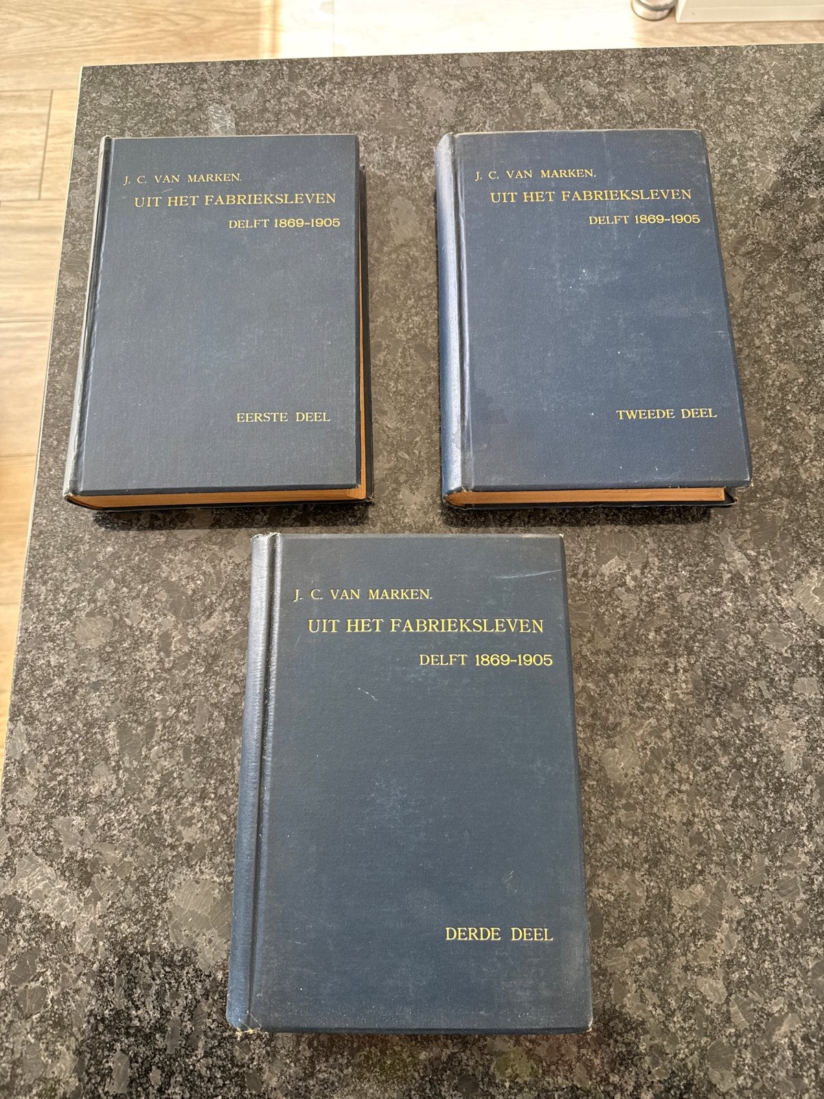 J.C. van Marken - Uit het Fabrieksleven (3 delen), Boeken, Ophalen of Verzenden, Gelezen