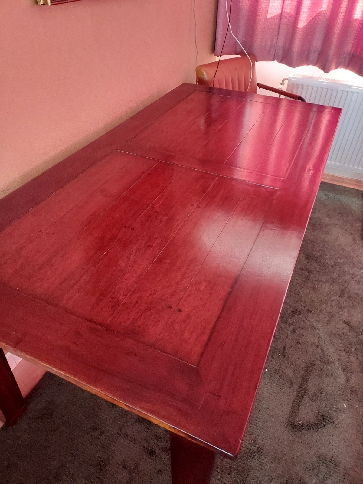 Eettafel  180x90, Ophalen, Zo goed als nieuw, 4 tot 6 stoelen