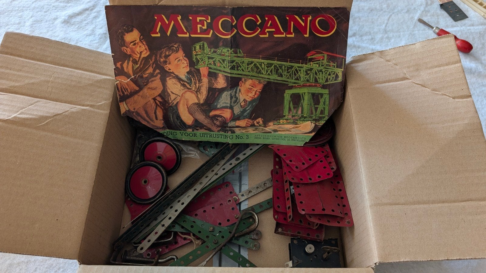 Meccano voor de liefhebbers., Ophalen