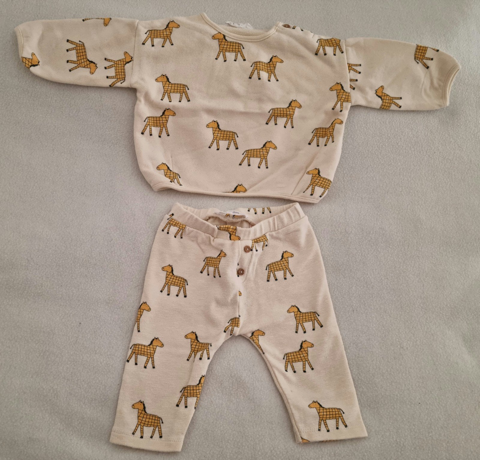 Zara giraf huispak baby kleding maat 68 dieren setje set, Kinderen en Baby's, Babykleding | Maat 68, Verzenden, Zo goed als nieuw