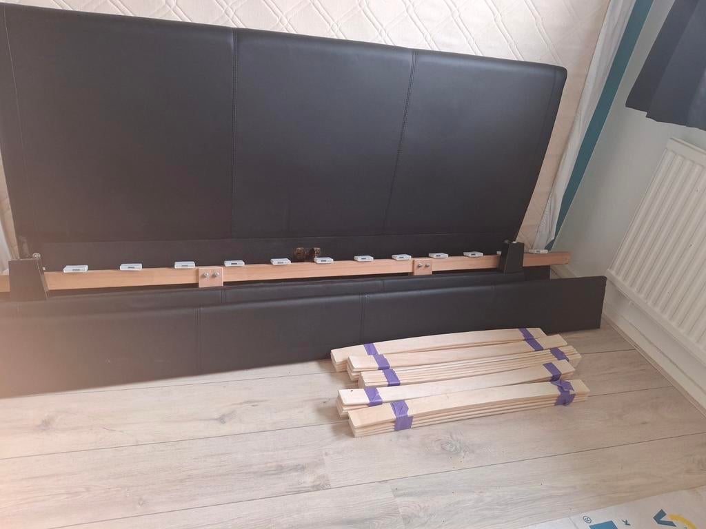 2 persoons bed, Gebruikt, Eenpersoons, Ophalen of Verzenden, 160 cm