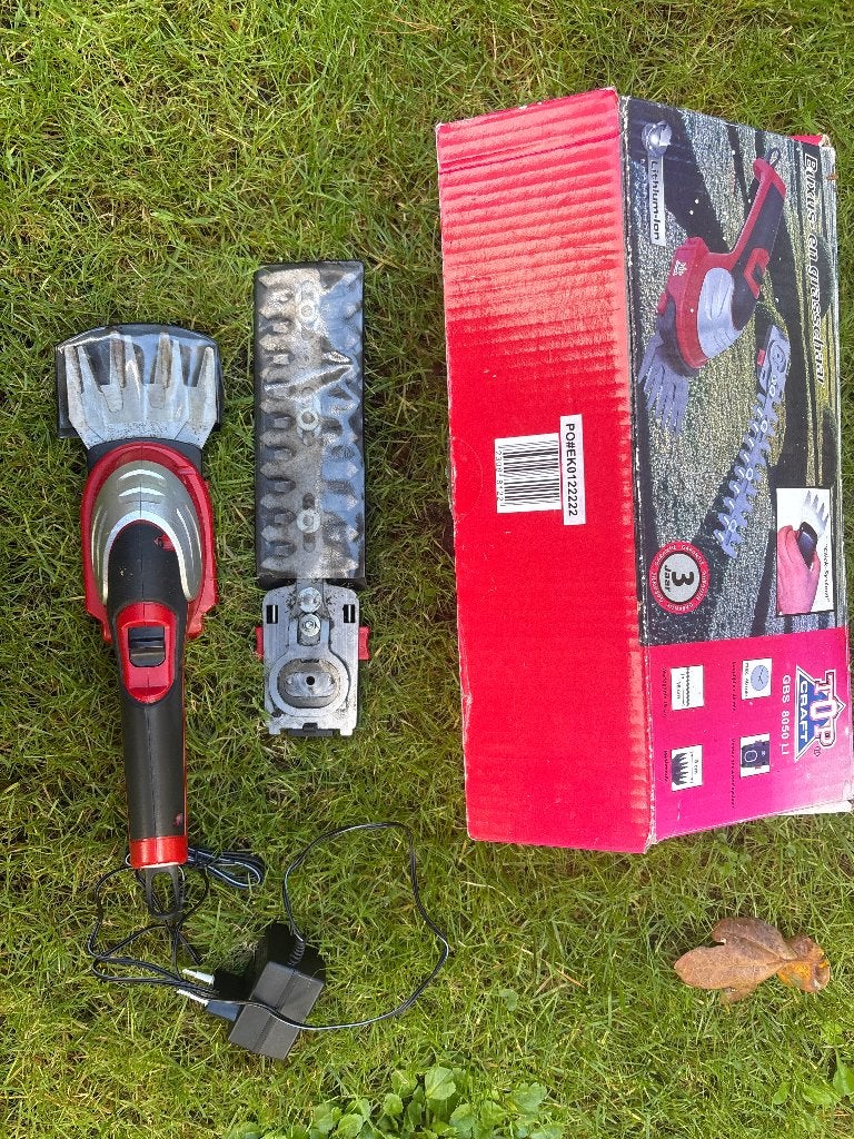 Gras schaar met snoer - TIP Craft GBS 8050 LI, Tuin en Terras, Ophalen, Gebruikt, Accu, TIP Craft