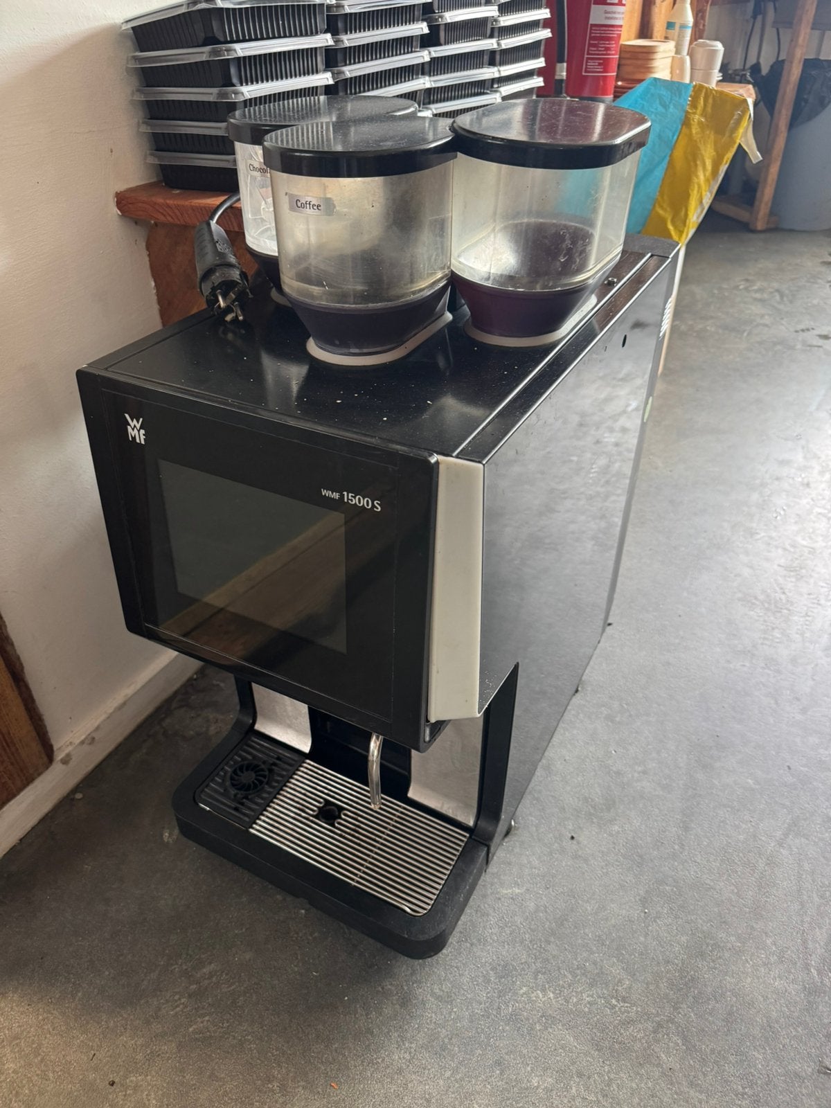 WMF 1500 S koffiemachine horeca defect., 10 kopjes of meer, Ophalen, Koffiemachine
