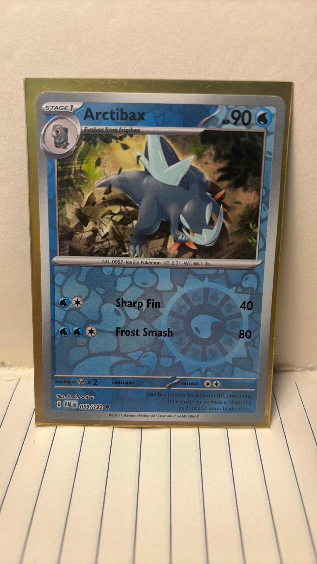 Arctibax 059/193 paldea evolved reverse holo, Ophalen of Verzenden, Nieuw, Boosterbox