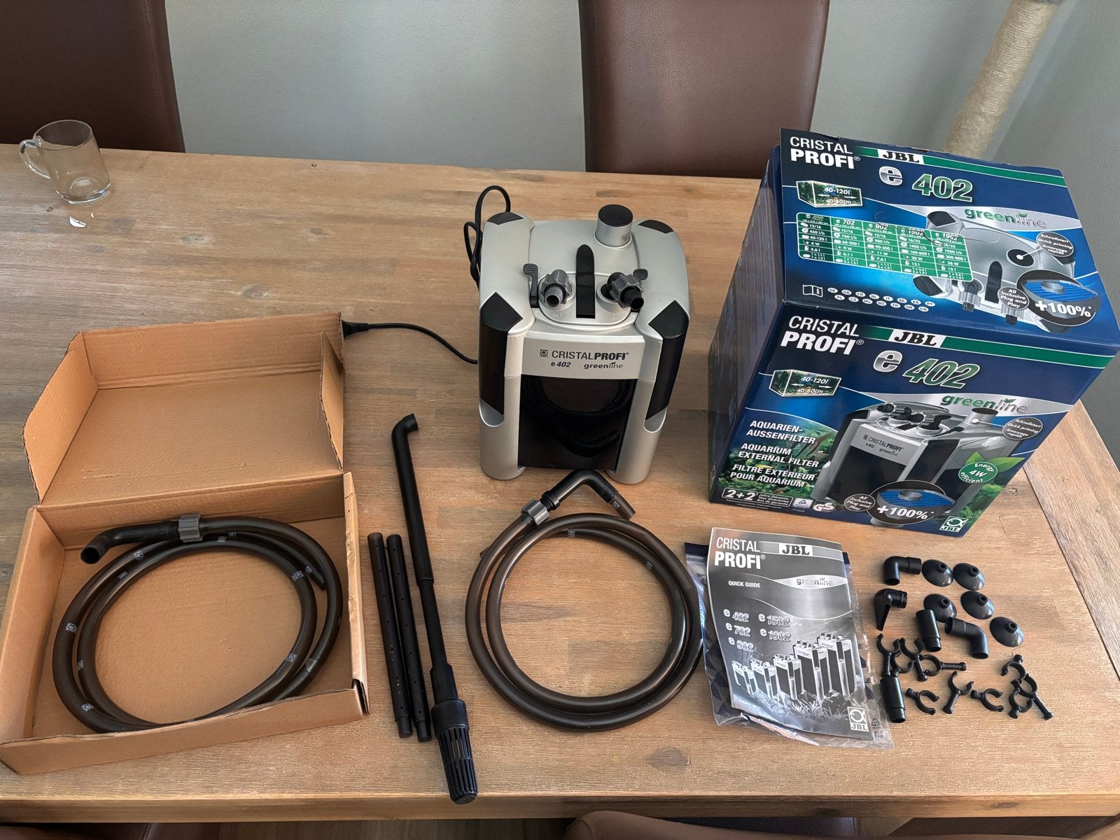 cristalprofi e402 greenline (Aquariumpomp), Ophalen, Gebruikt, JBL, Pomp