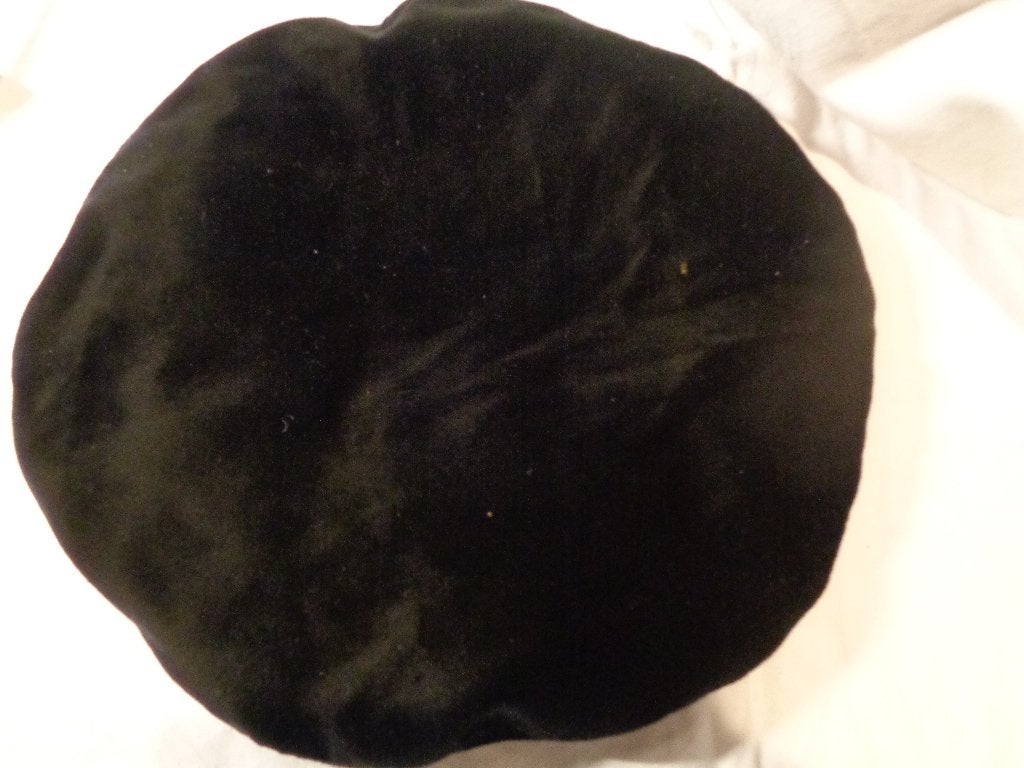 franse fluwele baret met strass, Ophalen of Verzenden, Kinderen