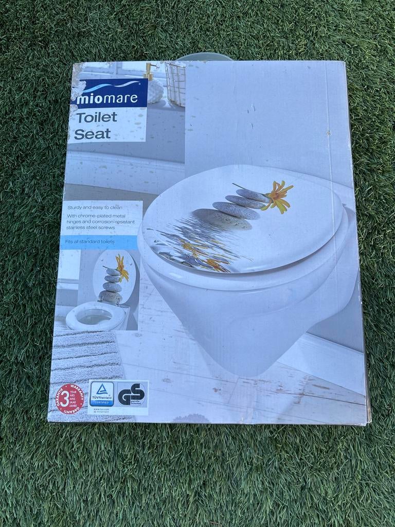 Miomare Toiletzitting met Zen-design en 3 jaar garantie, Doe-het-zelf en Verbouw, Sanitair, Ophalen of Verzenden, Nieuw, Chroom