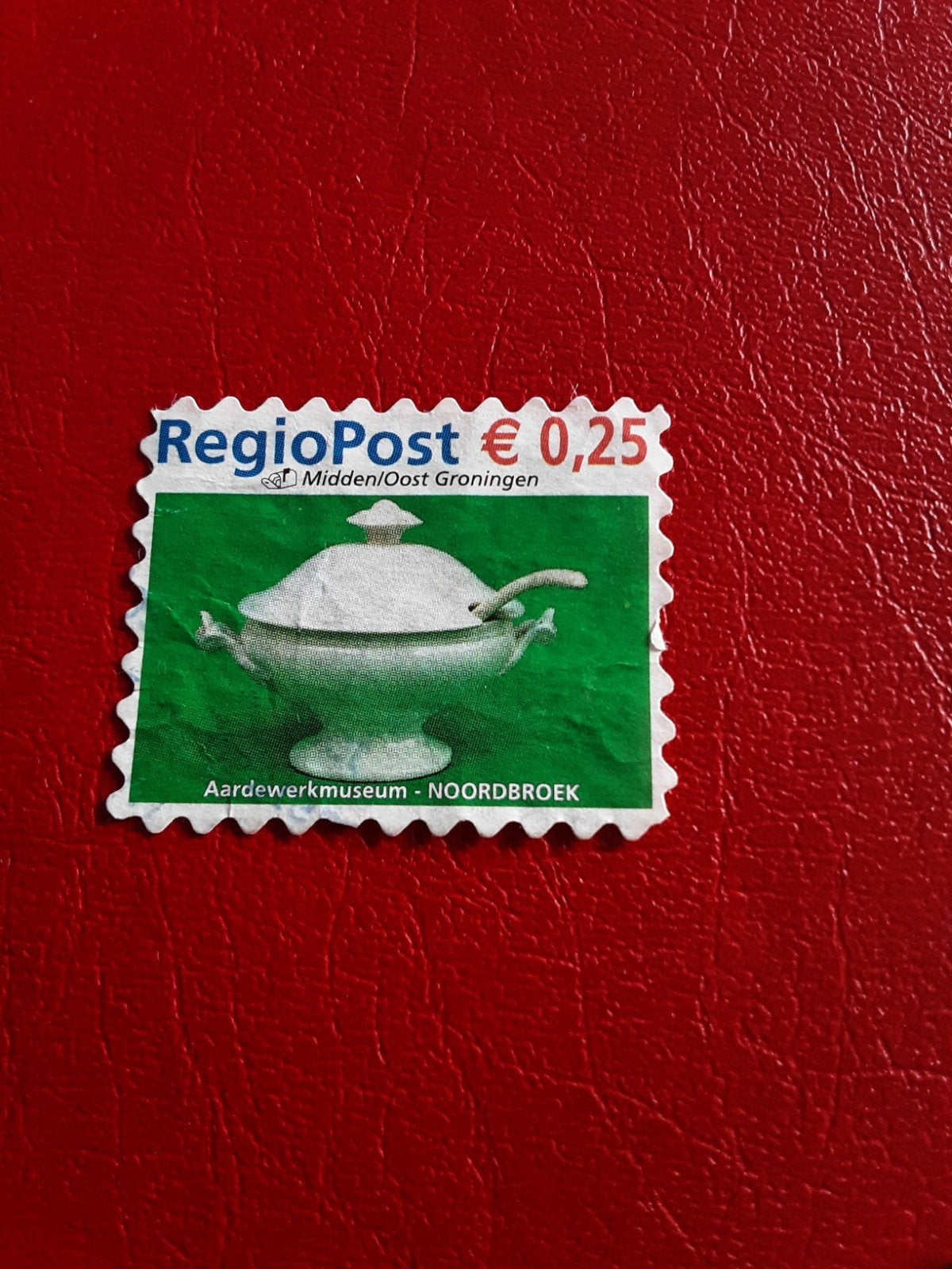 Regiopost. Aardewerkmuseum Noordbroek ( gest), Postzegels en Munten, Ophalen of Verzenden