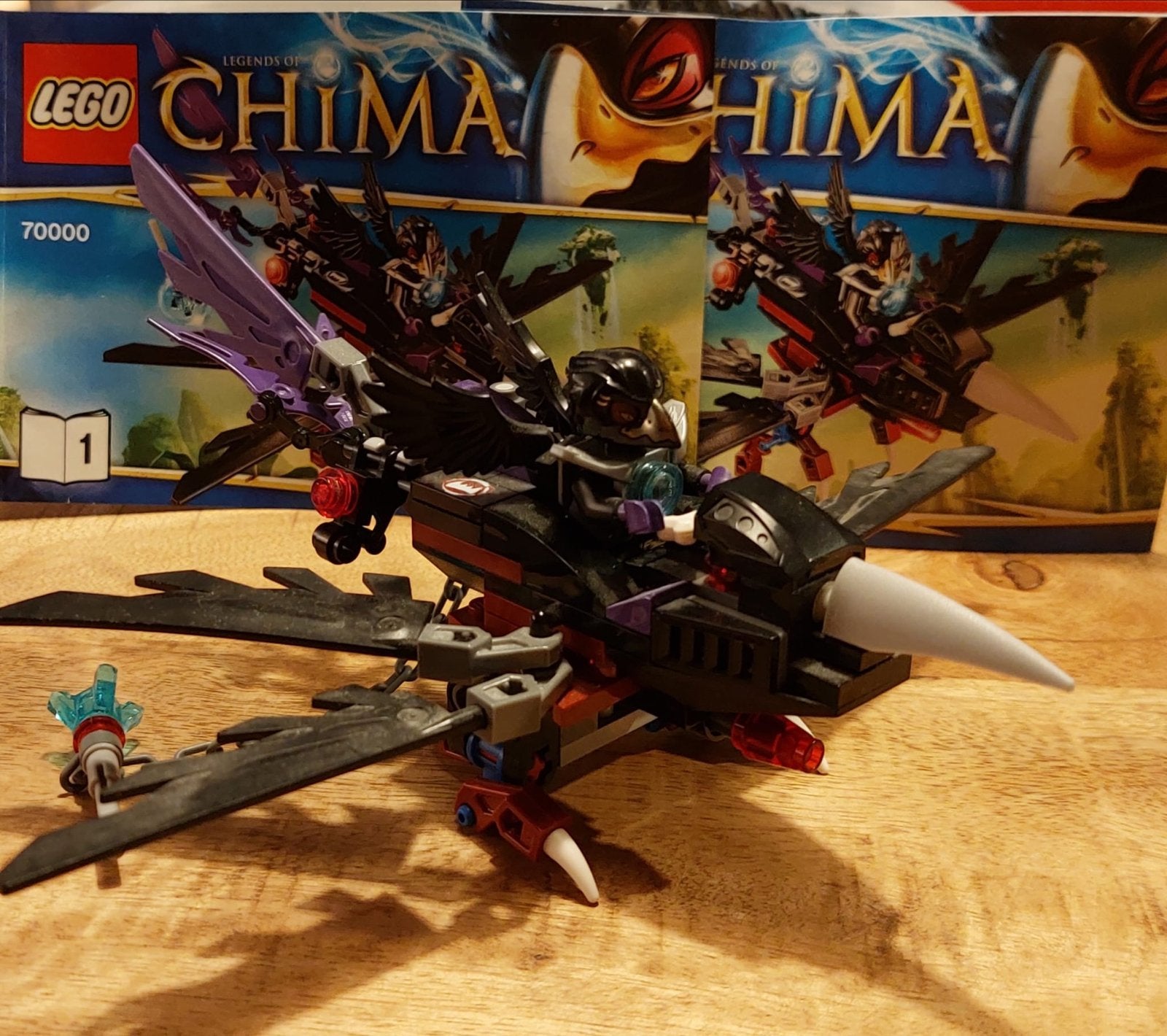 Lego Legends of Chima 70000 - Razars Raven Raider, Lego, Ophalen of Verzenden, Zo goed als nieuw, Compleet