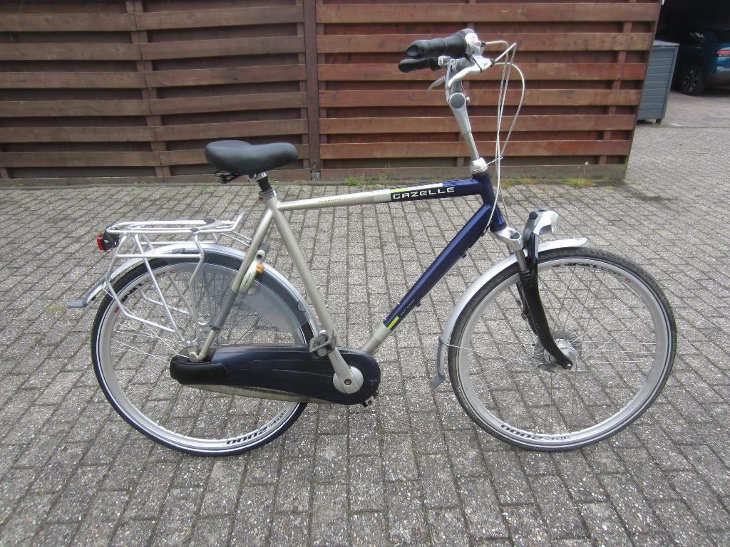 gazelle chamonix herenfiets, Ophalen, Gebruikt, Versnellingen, 57 tot 61 cm