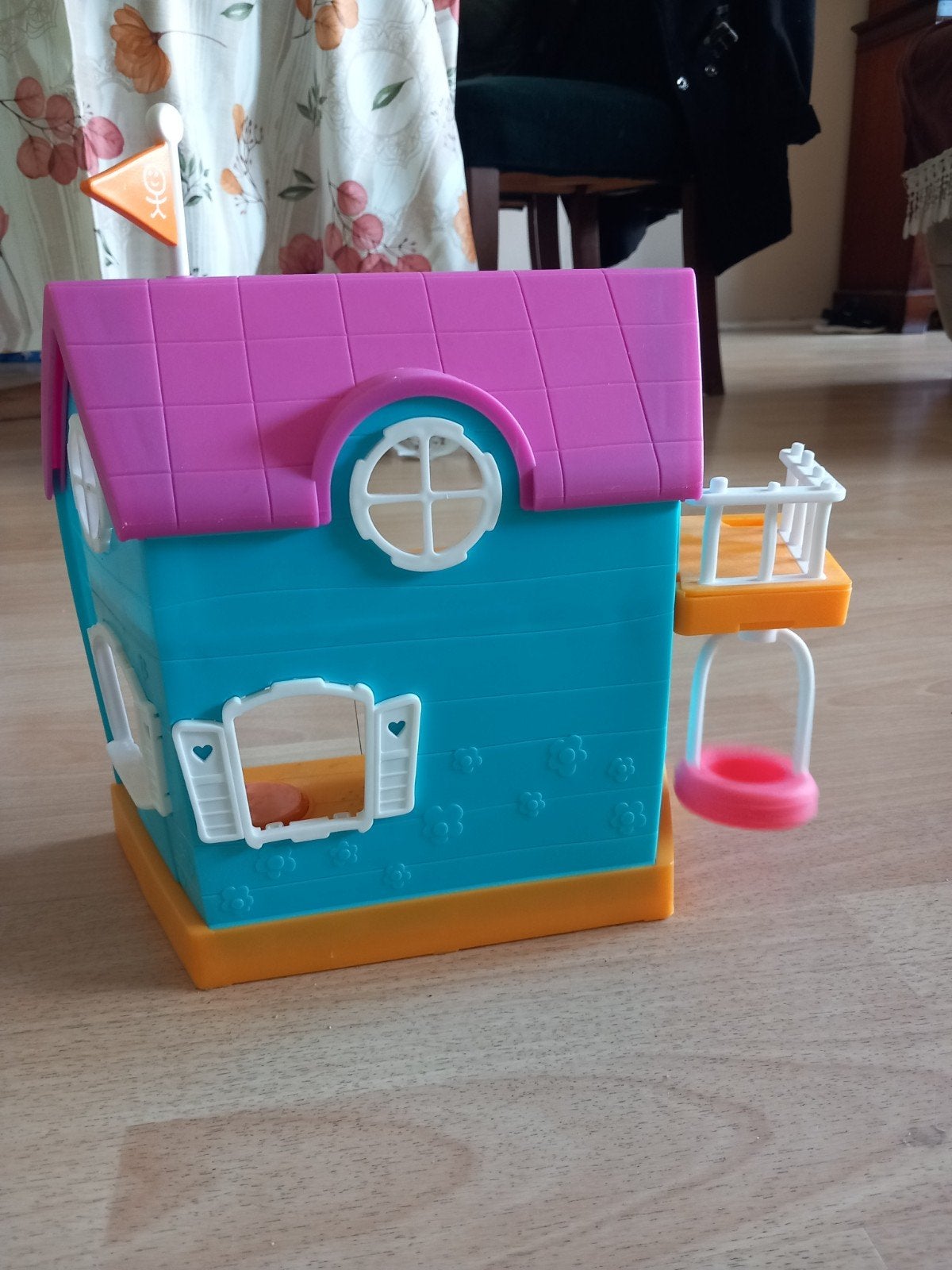 Peppa Pig Speelhuis met Familie en Meubels, Ophalen, Gebruikt, Jongen of Meisje