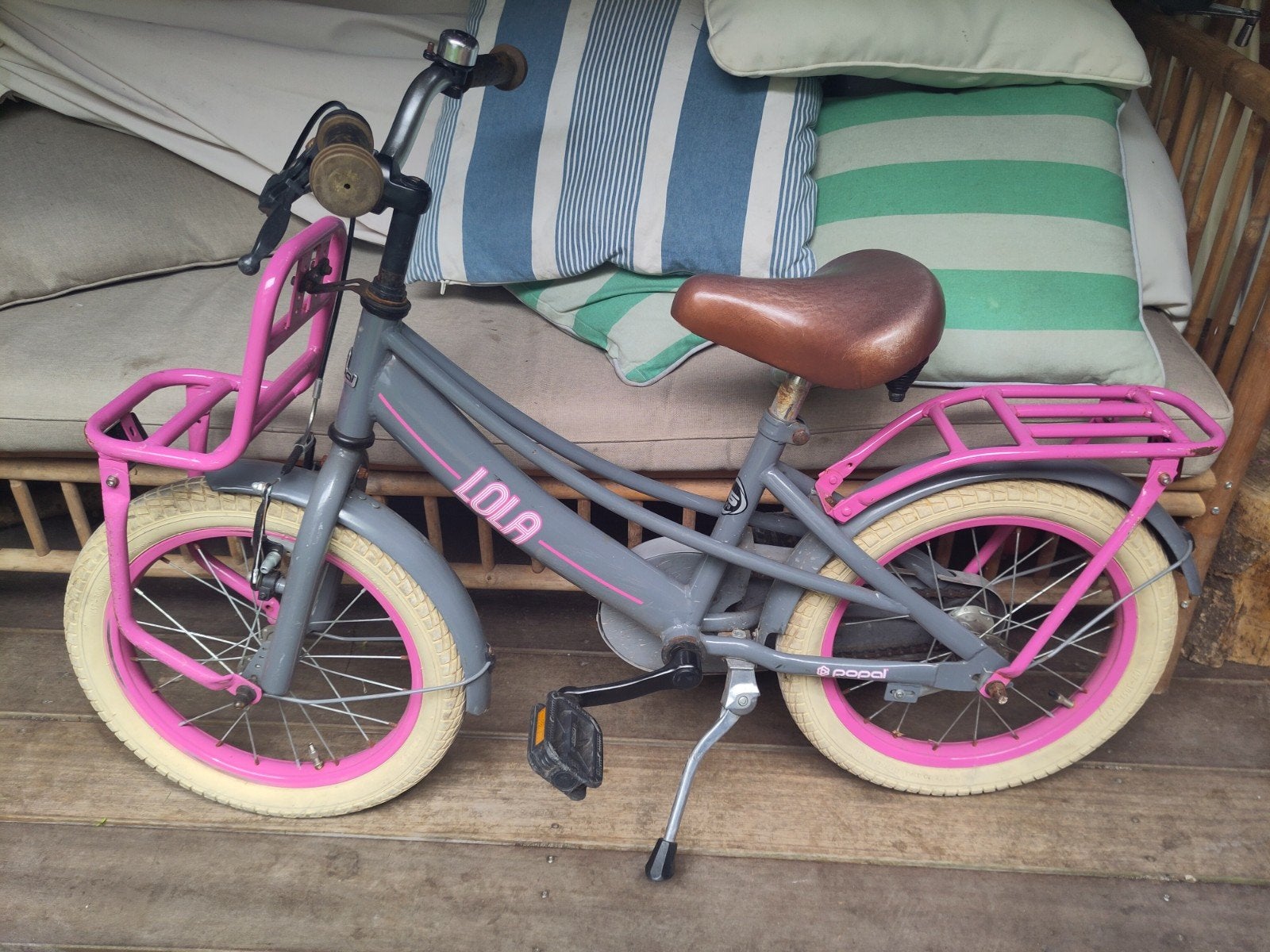 Popal fiets meisje 16 inch, Ophalen, Gebruikt, POPAL, Handrem