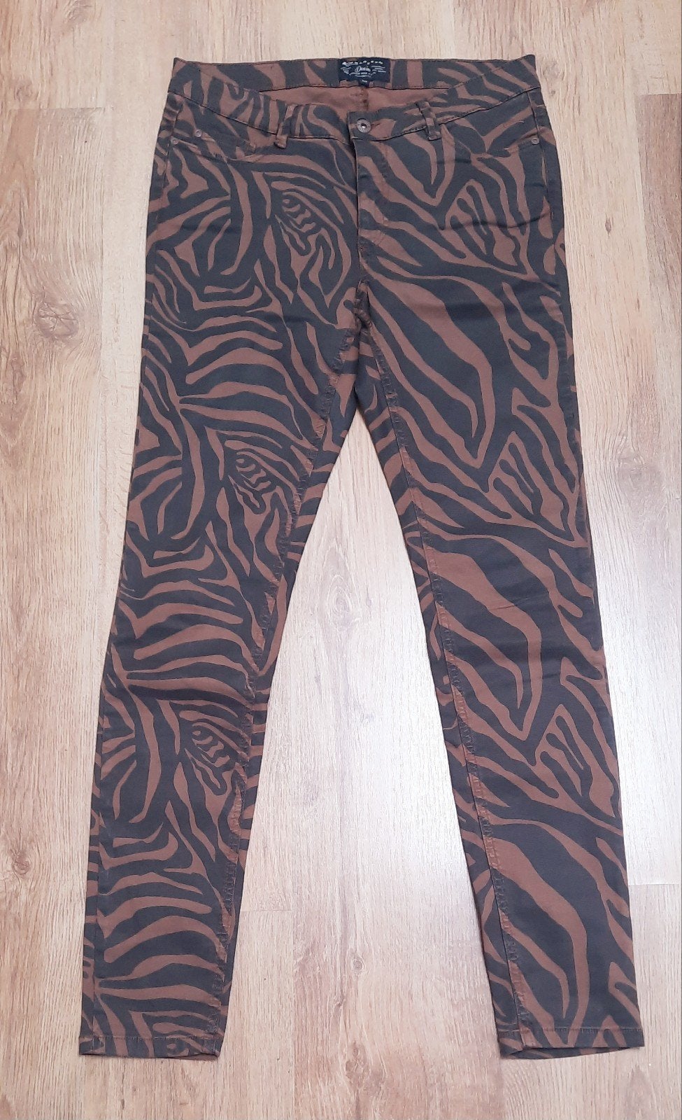 Expresso broek maat 40 nieuw met zebraprint, Maat 38/40 (M), Bruin, Nieuw, Lang