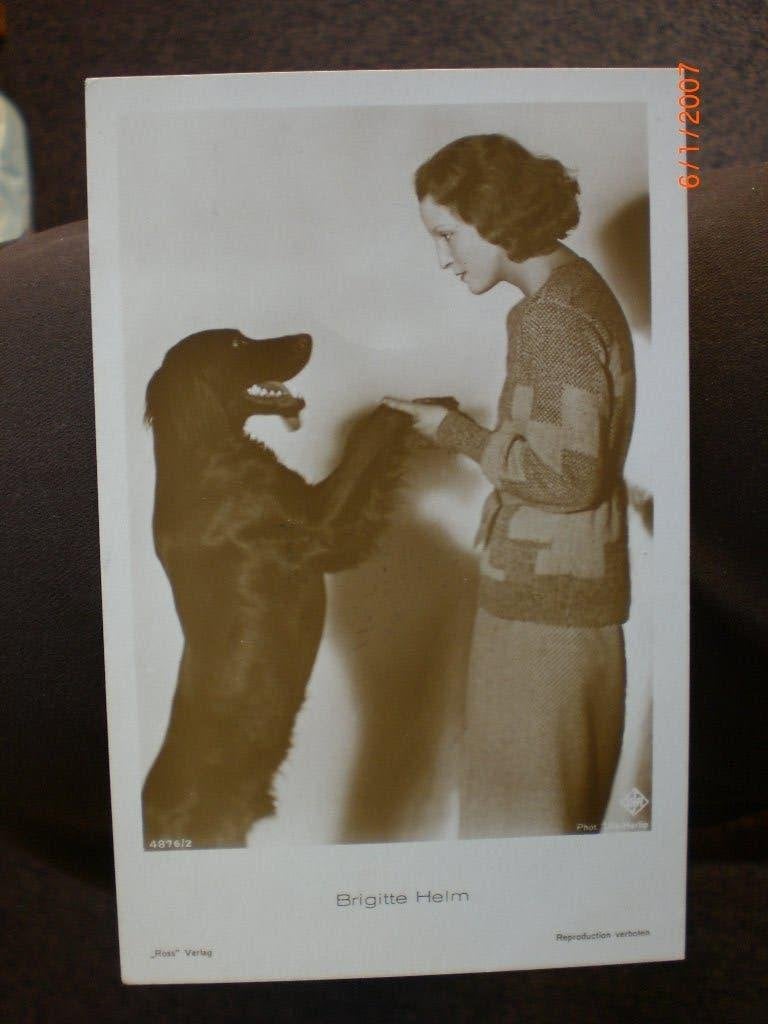 kaart Brigitte Helm, Ophalen of Verzenden, 1920 tot 1940, Ongelopen, Kinderen