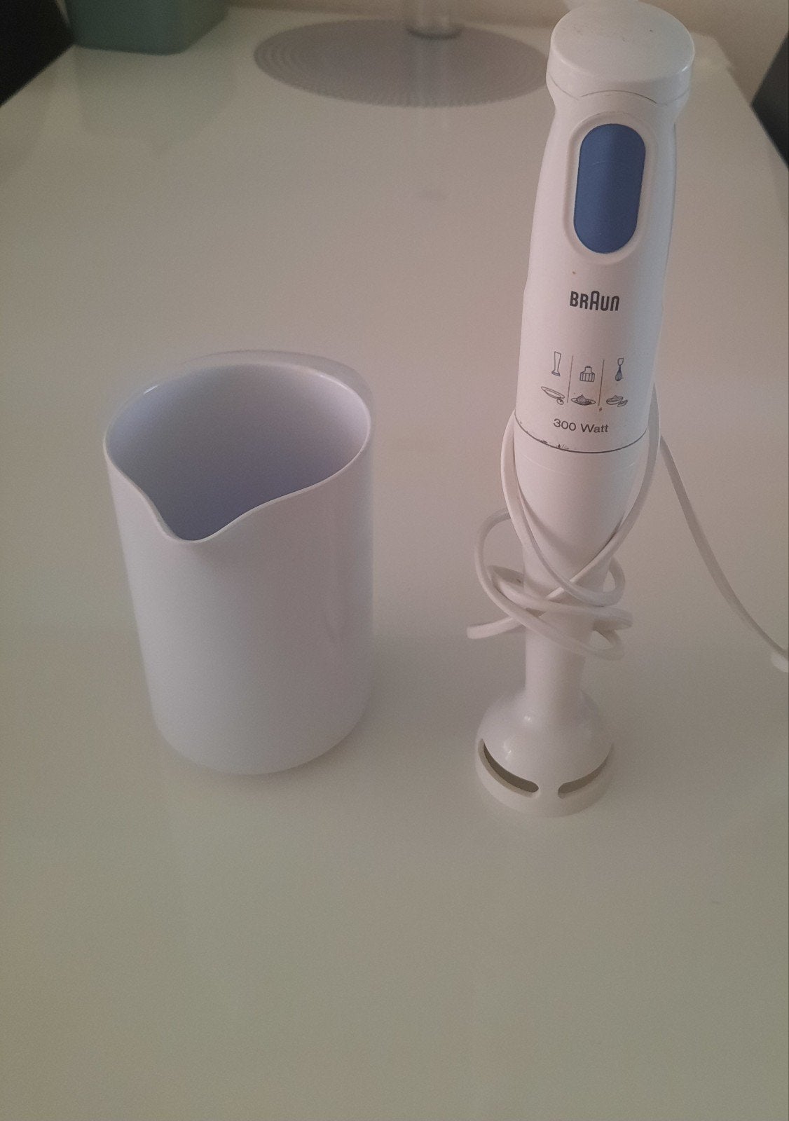 Braun Handmixer 300 Watt - Wit, Minder dan 1 liter, Ophalen, Gebruikt, 1 snelheid