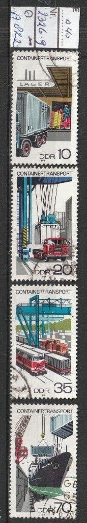 DDR Containervervoer Michel 2326-9 Nr.A822g, Verzenden, DDR, Gestempeld