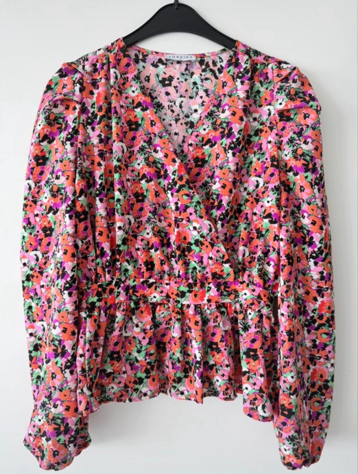 Loavies bloemenprint blouse maat S, Ophalen of Verzenden, Zo goed als nieuw, Maat 36 (S), Meerkleurig