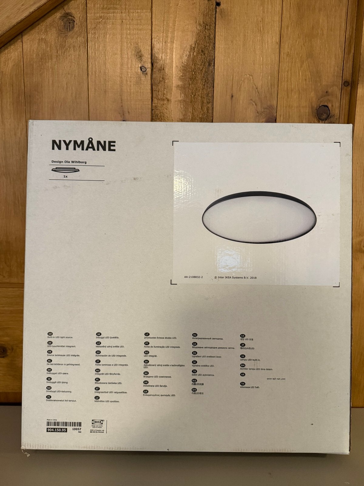 IKEA Nymåne Plafondlamp - Nieuw in verpakking, Huis en Inrichting, Ophalen, LED, Nieuw, Plafondlamp
