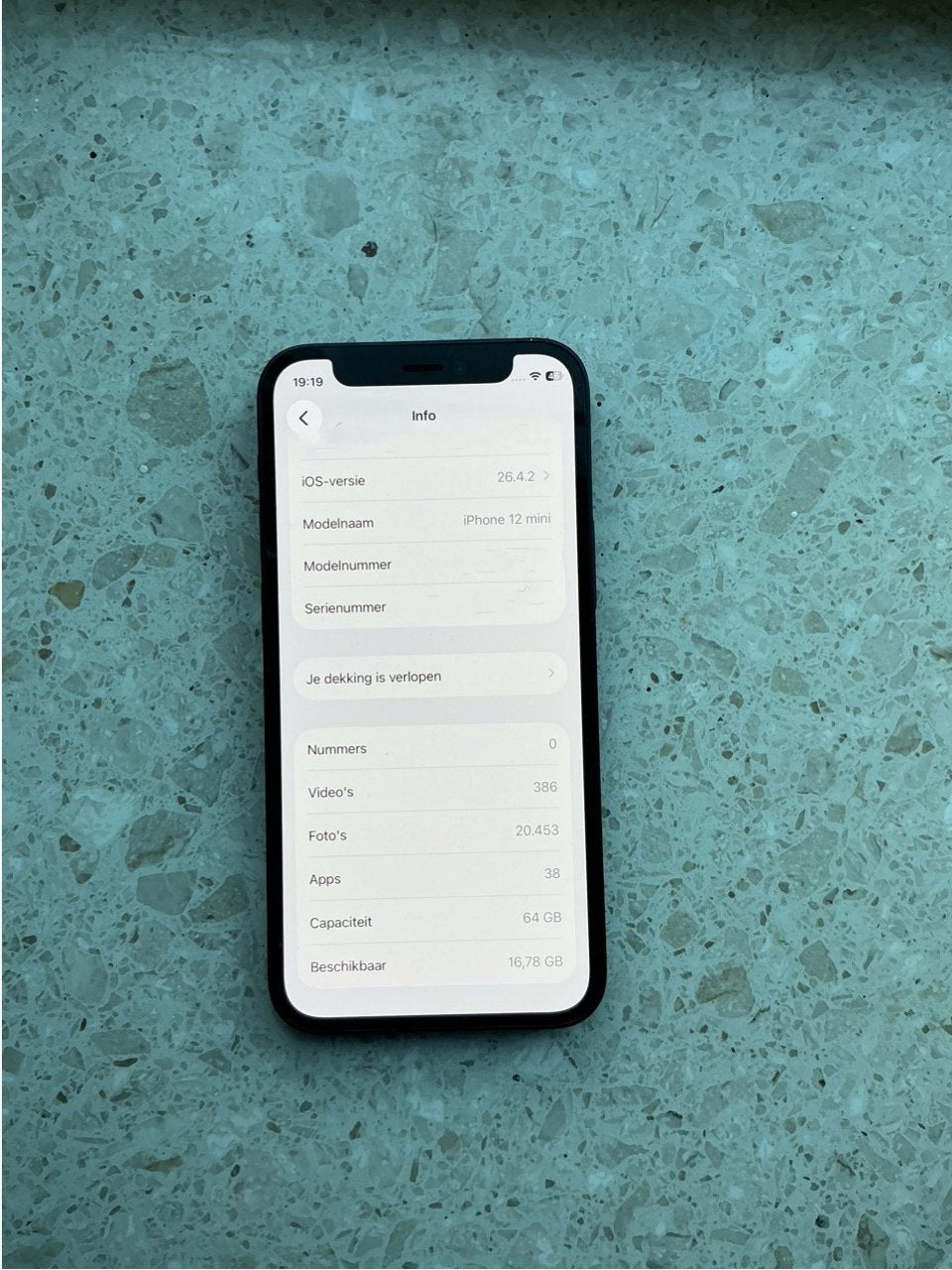 iPhone 12 mini 64GB Zwart - gebruikt maar goed werkend, IPhone 12 Mini, Zwart, Ophalen of Verzenden, Zo goed als nieuw