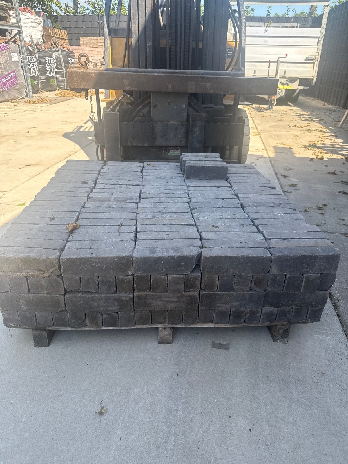 Nieuwe gebakken klinkers voor tuin 4m2, Tuin en Terras, Tegels en Klinkers, Ophalen, Overige materialen, Gebruikt, Klinkers