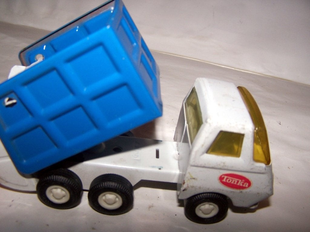 Tonka vuilniswagen. Zeldzaam. Izgs., Ophalen of Verzenden, Zo goed als nieuw