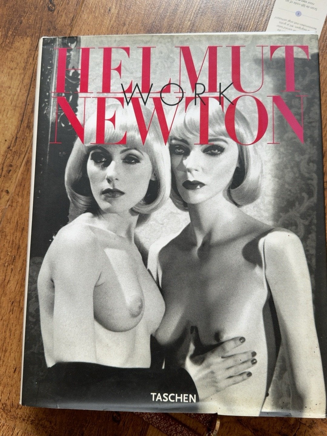 Helmut Newton – WORK | TASCHEN 2000 | Fotoboek, Ophalen of Verzenden, Gelezen, Fotografen