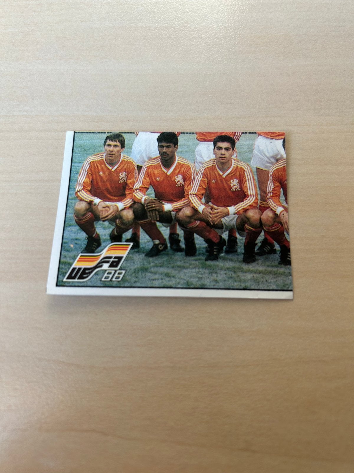 Panini EURO 88 Plaatje - Nederlands Elftal, Ophalen of Verzenden, Zo goed als nieuw, Sticker