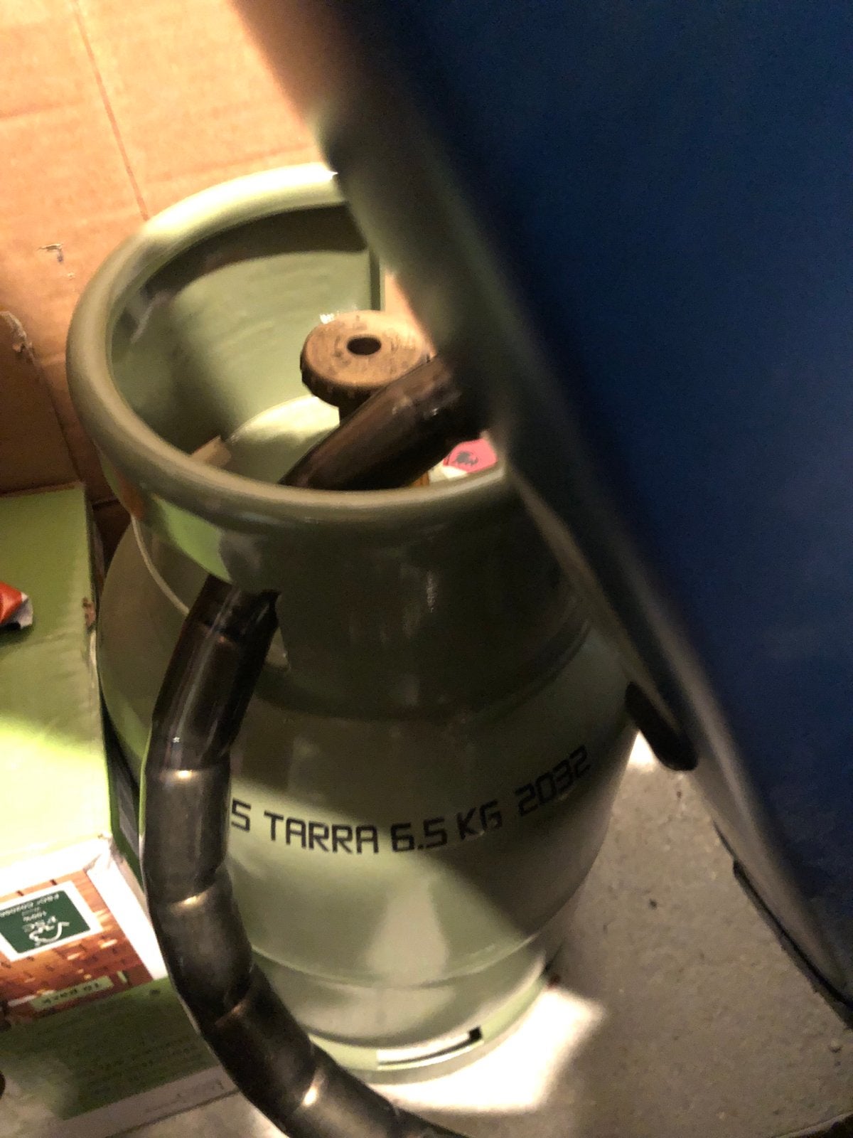 Gasfles 6 liter 2032, Ophalen, Gebruikt
