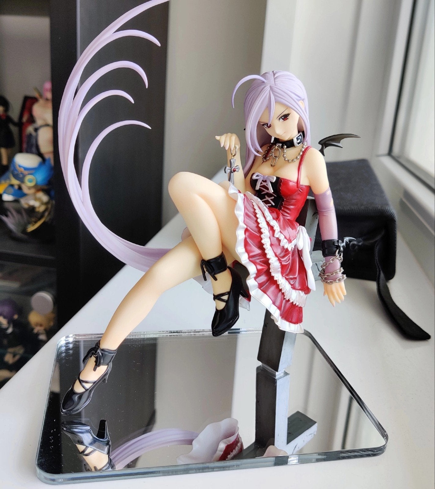Rosario + Vampire Akashiya Moka - 1/8 Awakened anime figure, Ophalen of Verzenden, Zo goed als nieuw