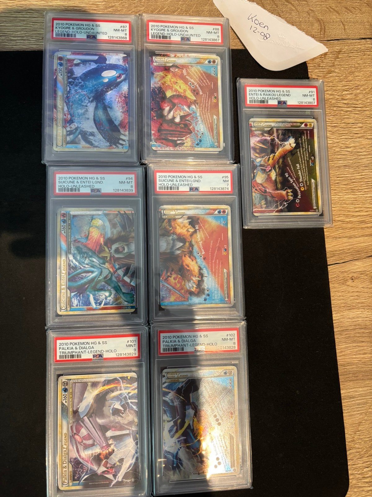 Pokemon Legends PSA 7/8/9 setjes, Hobby en Vrije tijd, Ophalen of Verzenden, Zo goed als nieuw