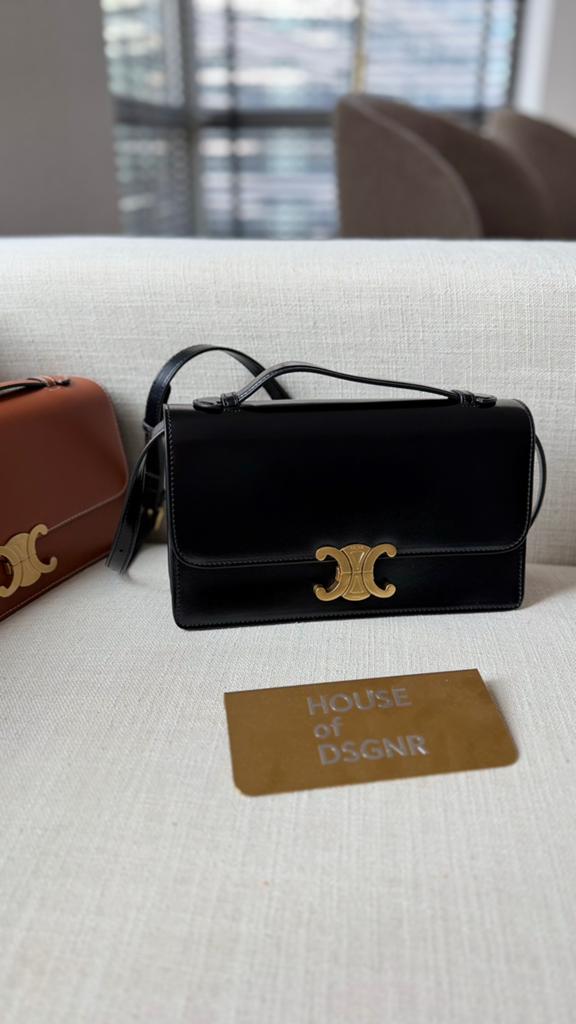 Celine tas triomph folio moyen, Ophalen of Verzenden, Nieuw, Zwart, Handtas