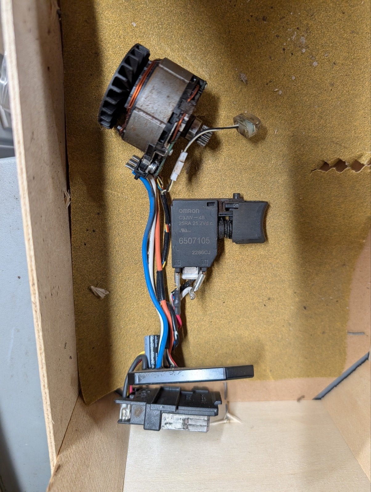 werkende motor voor een Makita 18v schroef boormachine, Ophalen, Gebruikt, Boor- en Schroefmachine