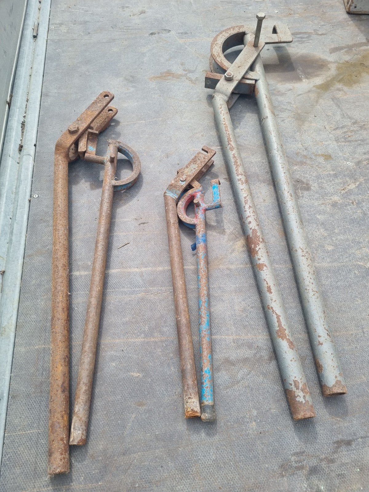 Gebruikte buigtangen - set van 3 stuks, Ophalen, Gebruikt, Tang
