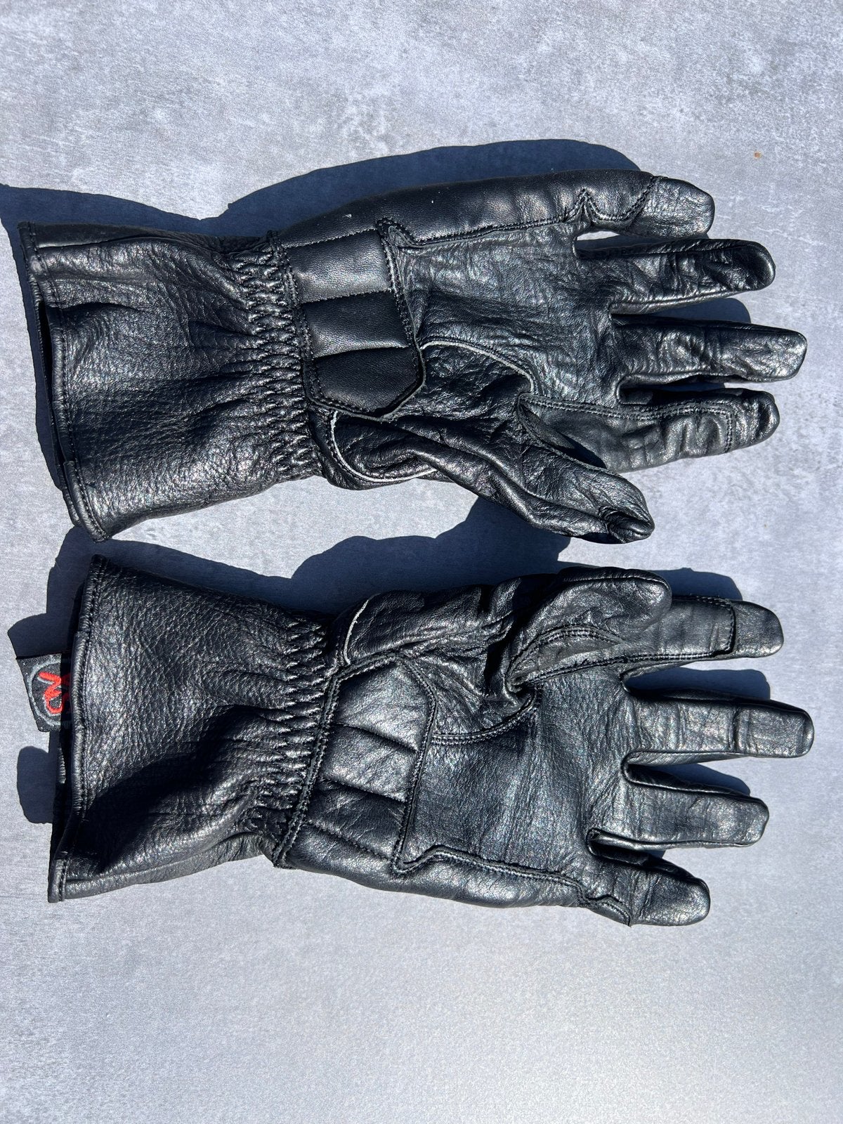 Zwarte leren motorhandschoenen - Speedzone XS, Ophalen of Verzenden, Tweedehands, Heren, Handschoenen