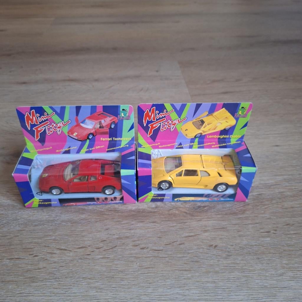Playland Mini Flitzer 1:39, Hobby en Vrije tijd, Modelauto's | 1:32, Ophalen of Verzenden, Nieuw