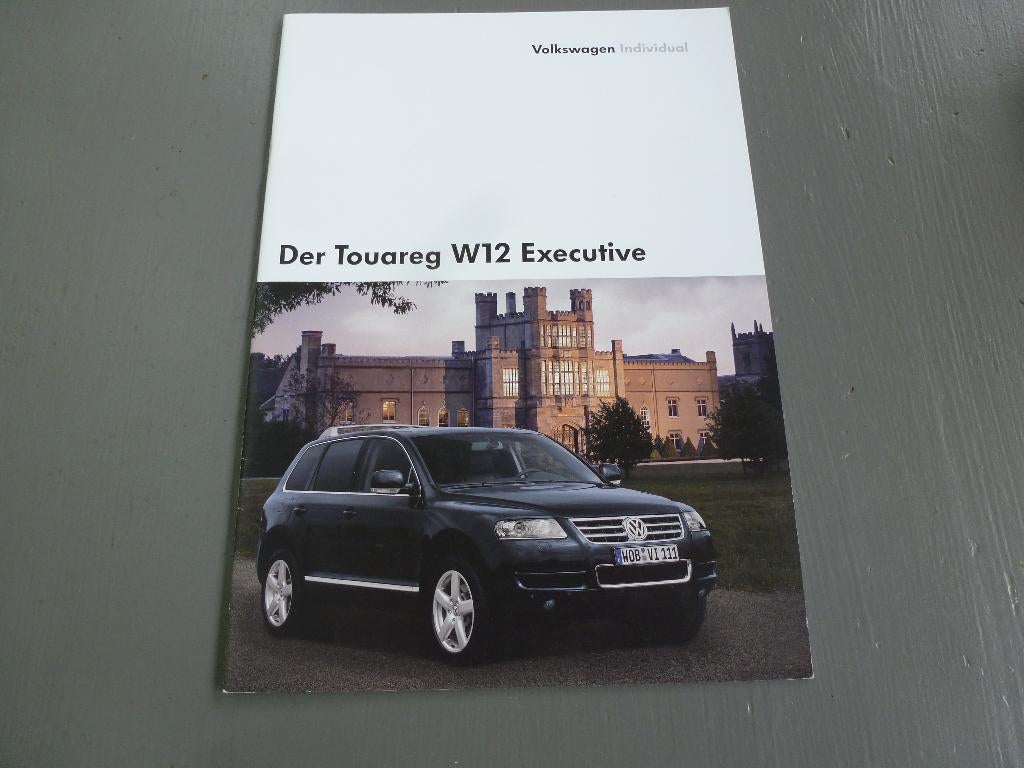 VW Touareg W12 folder 2005, Ophalen of Verzenden, Zo goed als nieuw, Volkswagen