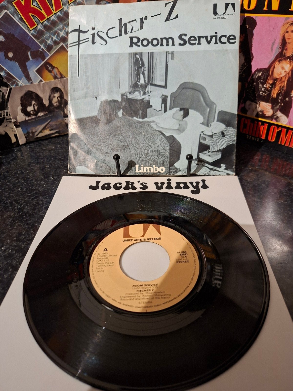 Fischer-Z - Room Service / Limbo    1980, Gebruikt, 7 inch, Ophalen of Verzenden, Fotohoes